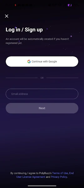 PolyBuzz APK screenshot related to the current app branding